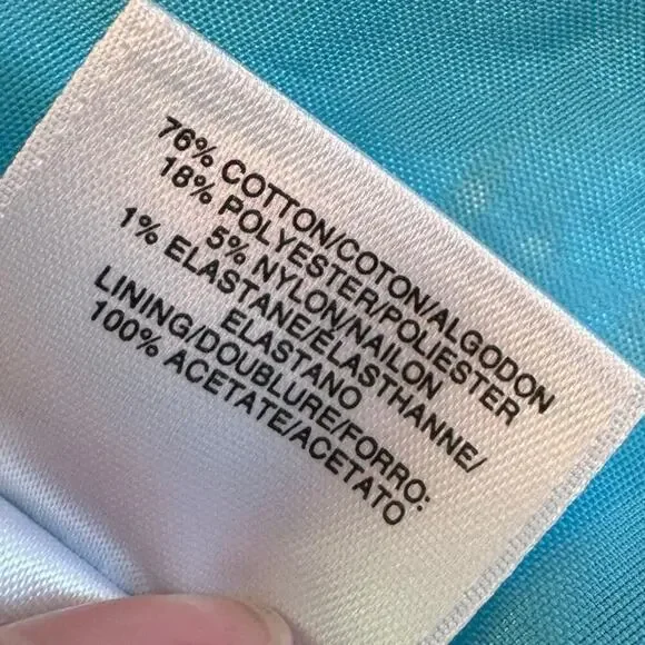 Anne Klein Preppy Blue Striped Open Front Cardigan Jacket Womens Sz 12 Nautical - Picture 10 of 11